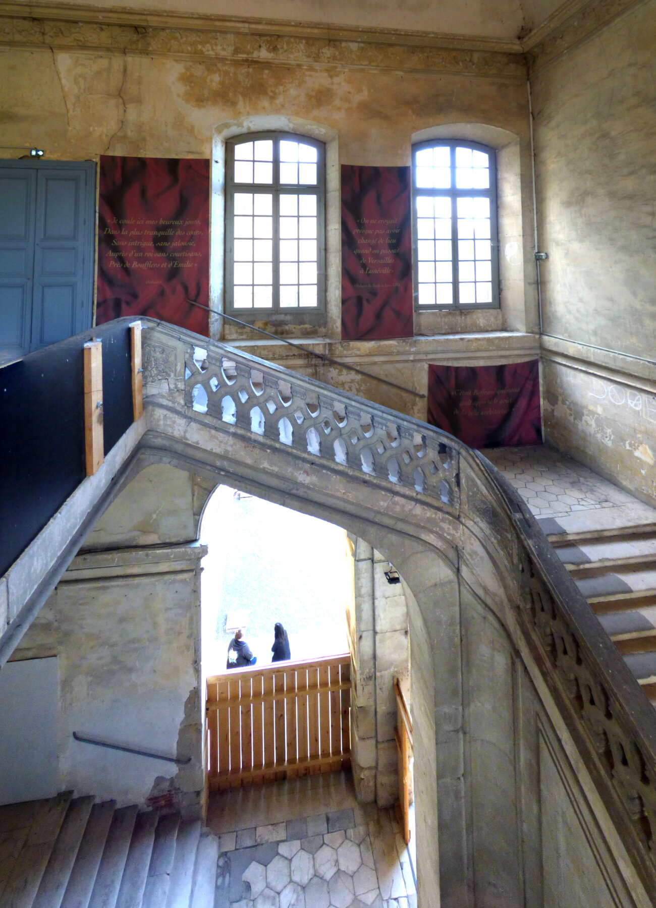 Lunéville – Escalier Nord du Château